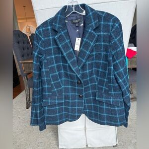 Talbots wool blend blazer ladies 16p NWT